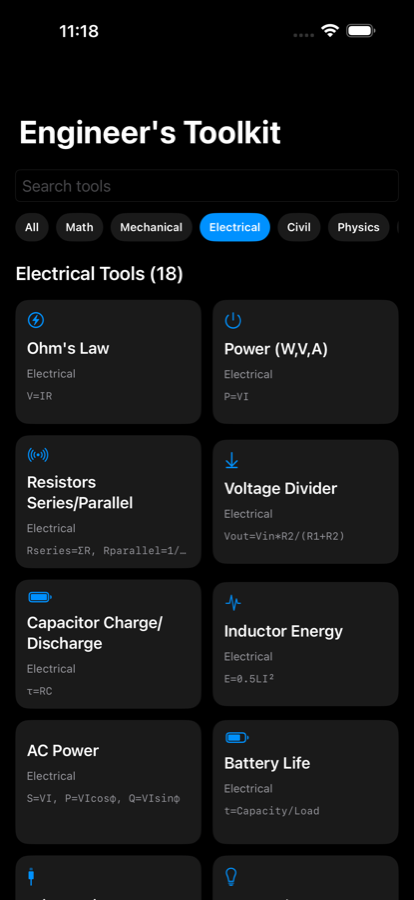 Engineer's Field Toolkit screenshot 3